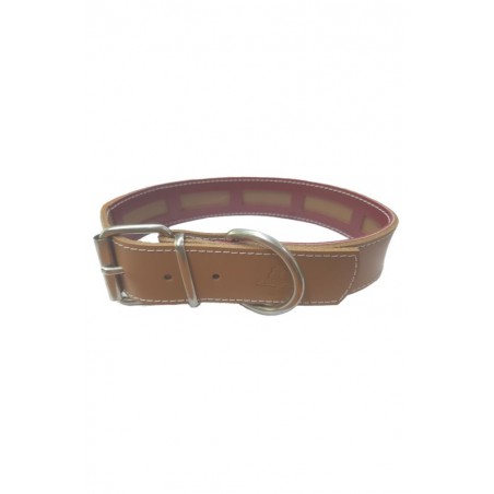 COLLAR CUERO PROTEC MARRON 45x3cm