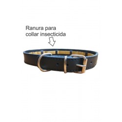 COLLAR PROTECT CUERO NEGRO...