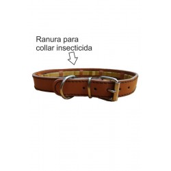 COLLAR PROTECT CUERO MARRON...