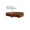 COLLAR PROTECT CUERO MARRON 45x2.5cm