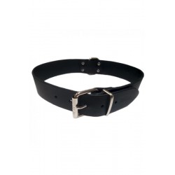 COLLAR CUERO LISO 35X650MM. NEGRO