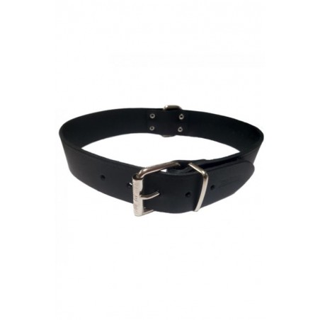 COLLAR CUERO LISO 35X650MM. NEGRO