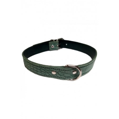 COLLAR PIEL LABRADO 15X350 VERDE