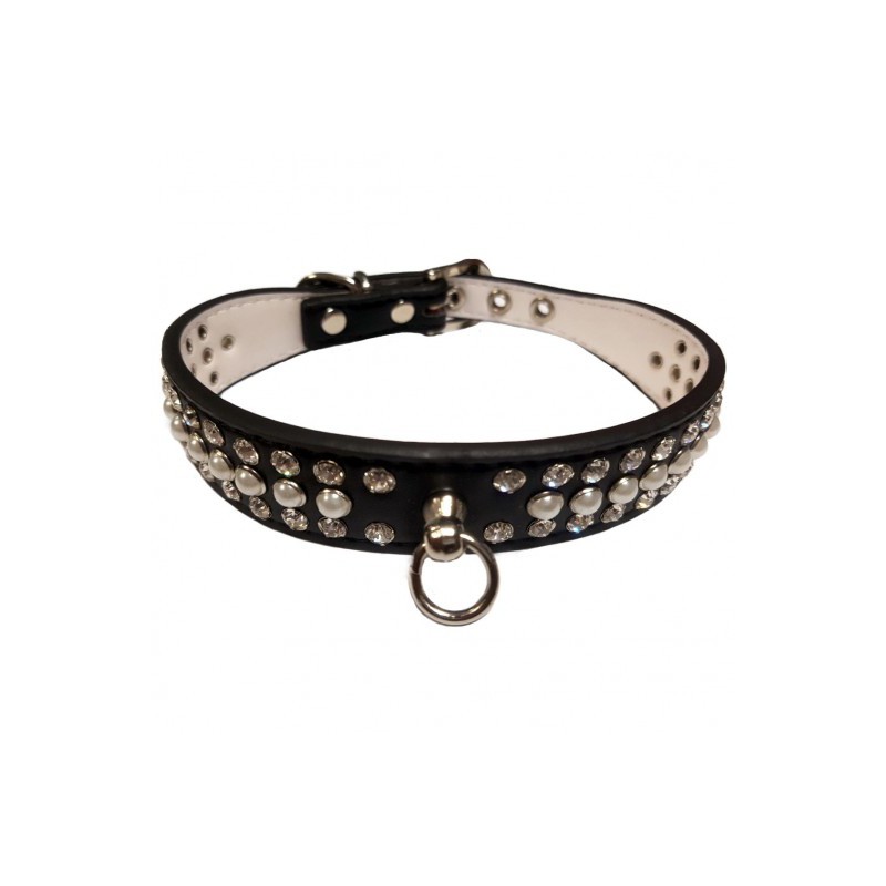 COLLAR TIFFANY 25x400mm NEGRO