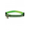 COLLAR GATO REFLECTANTE 1 x 20/25cm. Verde