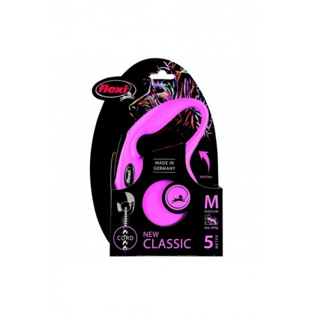 FLEXI NUEVO CLASSIC M Cordon 5 mts. Rosa