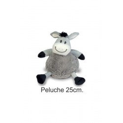 BURRITO PELUCHE GRIS 25cm.