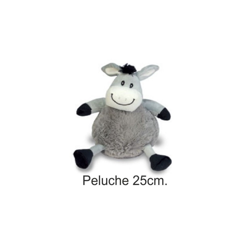 BURRITO PELUCHE GRIS 25cm.