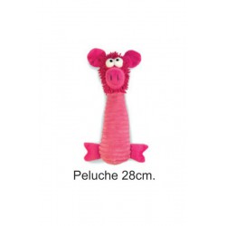 CERDITO PELUCHE ROSA 28cm.