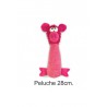 CERDITO PELUCHE ROSA 28cm.