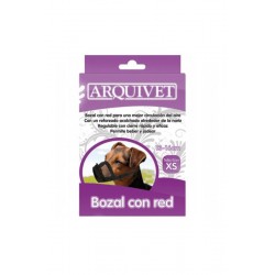 BOZAL NYLON CON RED Ajustable Talla XS