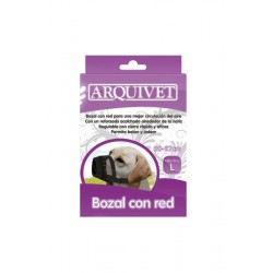 BOZAL NYLON CON RED Ajustable TALLA L