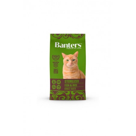 BANTERS CAT STERILISED Fish&Rice 2 KG.