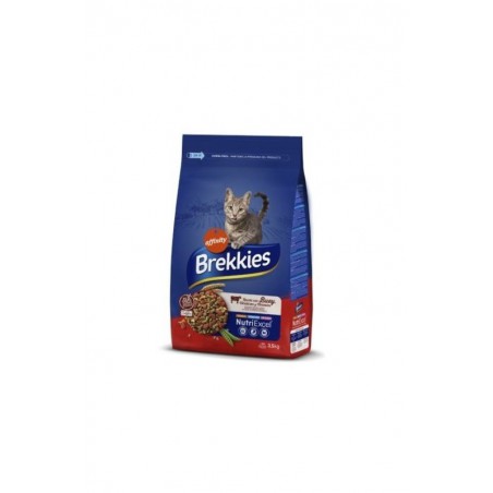 BREKKIES CAT REC CON BUEY 3,5 KG.