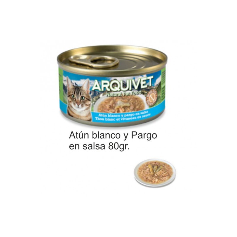 LATA Atún blanco y pargo en salsa 80gr.