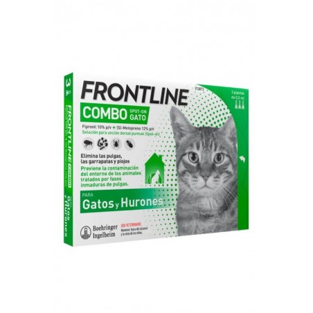 FRONT LINE GATOS COMBO 6 PIPETAS