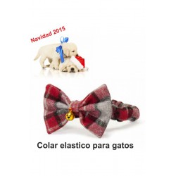 COLLAR ELASTICO MASCOTA Palomita Navidad