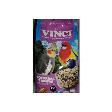 NINFAS Y COTORRAS VINCI. 1 KG.