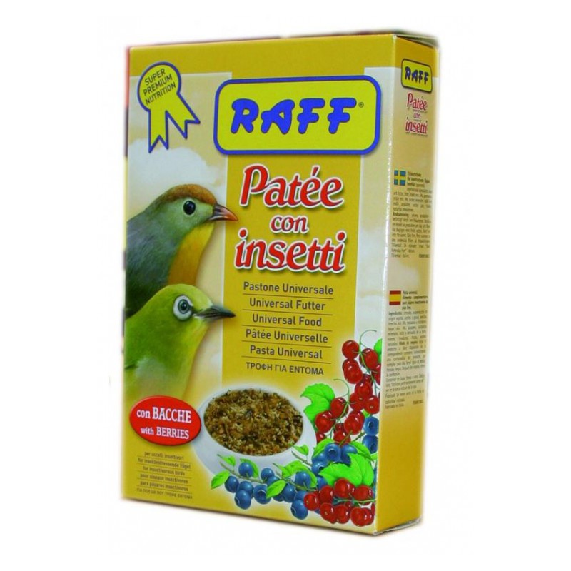 RAFF PATEE CON INSECTOS 400 GR.