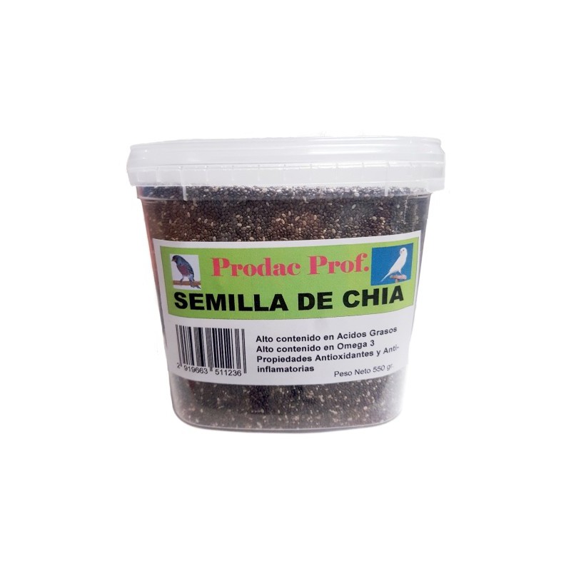 CHIA (SALVIA HISPANICA) CUBO 3 KG.