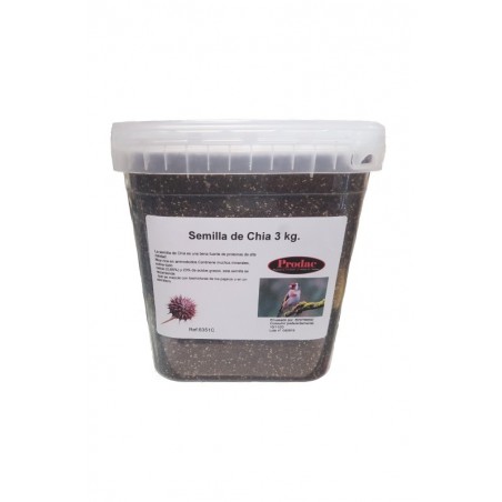 CHIA (SALVIA HISPANICA) TARRINA 550 GR.