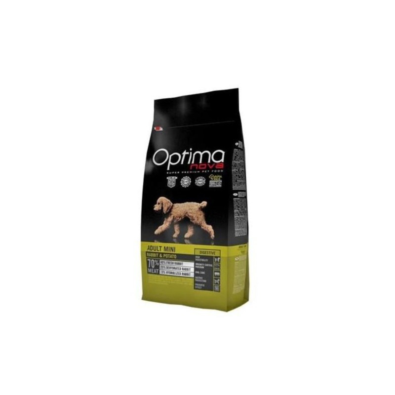 OPTIMA NOVA ADULT MINI RABBIT PATATA 2Kg.