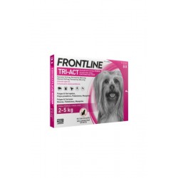 FRONTLINE TRI-ACT 2-5 KG. XS 6 PIPETAS