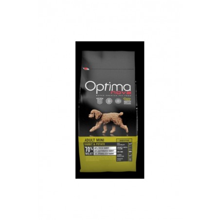 OPTIMA NOVA ADULT MINI RABBIT PATATA 800 Gr.