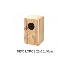 NIDO LOROS 25X25X40 CM.