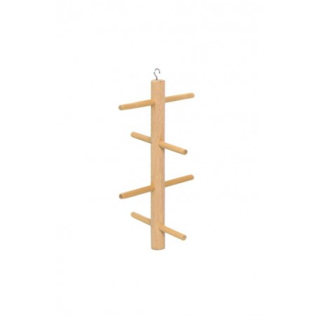 PERCHA VERTICAL MADERA 15X20 CM.H