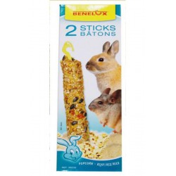 BARRITAS ROEDORES XXL-80gr.Palomitas/Arroz 2 uds.