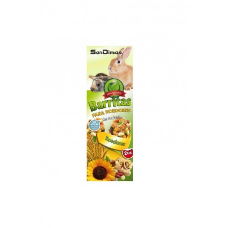 BARRITAS ROEDORES NUECES 90gr./2 uds.