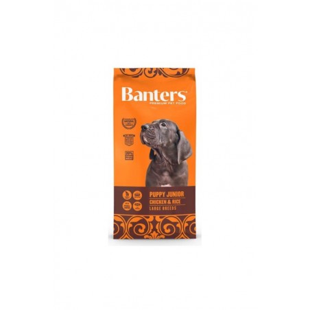 BANTERS DOG PUPPY LARGE CHICKEN&RICE 15 KG.