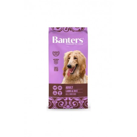 BANTERS DOG ADULT LAMB&RICE 3KG.