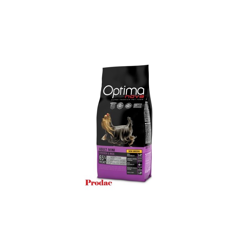 OPTIMA NOVA ADULT MINI POLLO ARROZ 12 KG.