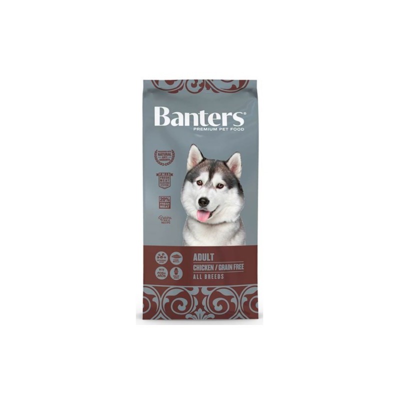 BANTERS DOG ADULT GRAIN FREE 3 KG.