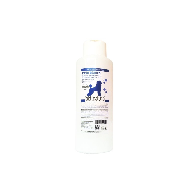 CHAMPU PELO BLANCO 750ml.  PETNATURA