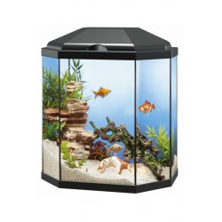 ACUARIO AQUA 30 LED. NEGRO.