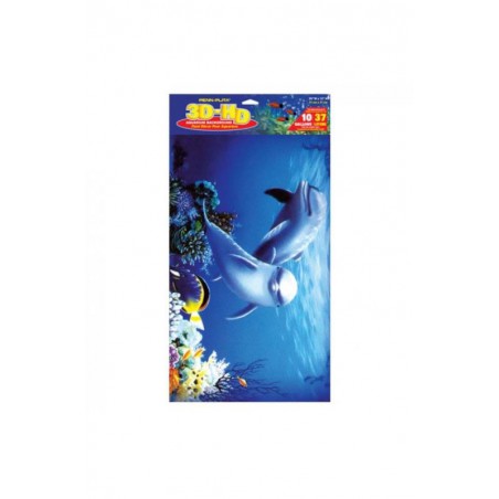 POSTER 3D DELFINES (50X30 CM)