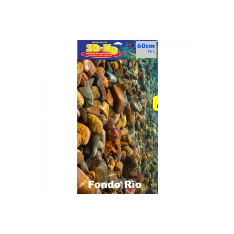 POSTER 3D FONDO RIO (61X41CM.)