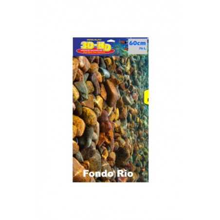 POSTER 3D FONDO RIO (61X41CM.)