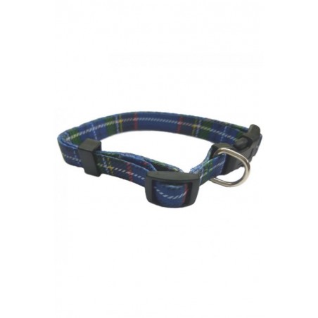 COLLAR NYLON 20 MM 35-50 CM ESCOCE AZUL