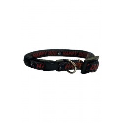 COLLAR NYLON 20MM 35-50CM HAPPY DOG NEGRO