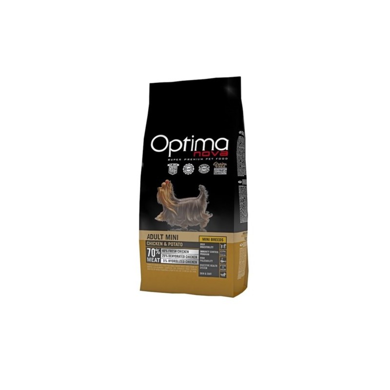 OPTIMA NOVA ADULT MINI CHICKEN POTATO 2 KG.