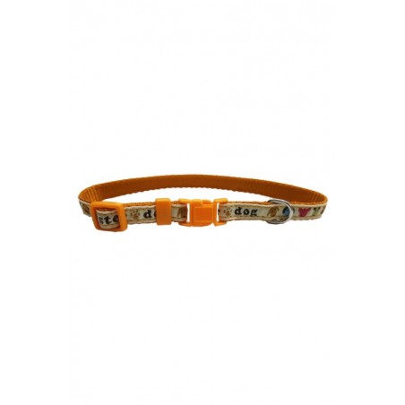 COLLAR HANDY MR.DOG 10x210. NARANJA