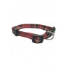 COLLAR NYLON 20 MM 35-50 CM ESCOCE ROJO