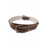 COLLAR PIEL CONFORT MARRON 30 x 370-470 mm