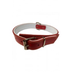 COLLAR PIEL CONFORT ROJO 30...