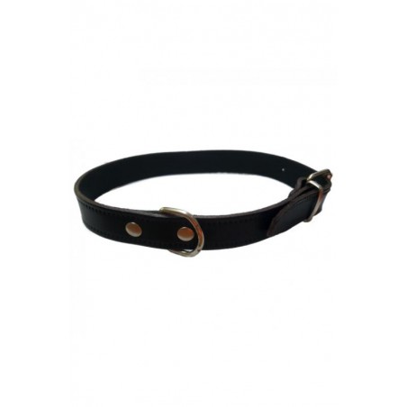 COLLAR CUERO LISO NEGRO 45X1.8CM VMD