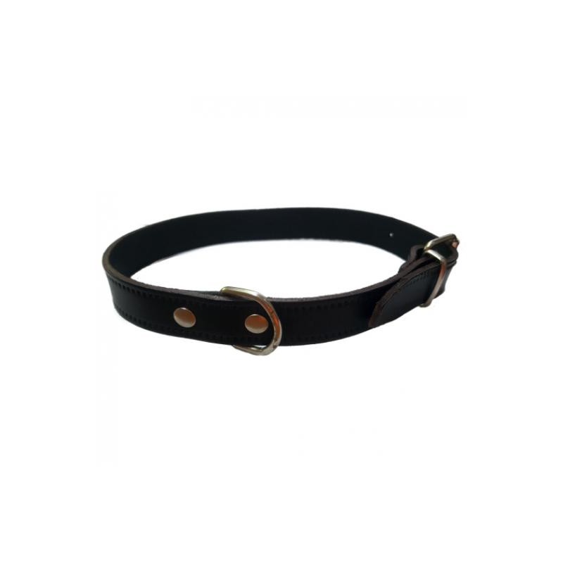 COLLAR CUERO LISO NEGRO 50X2CM VMD